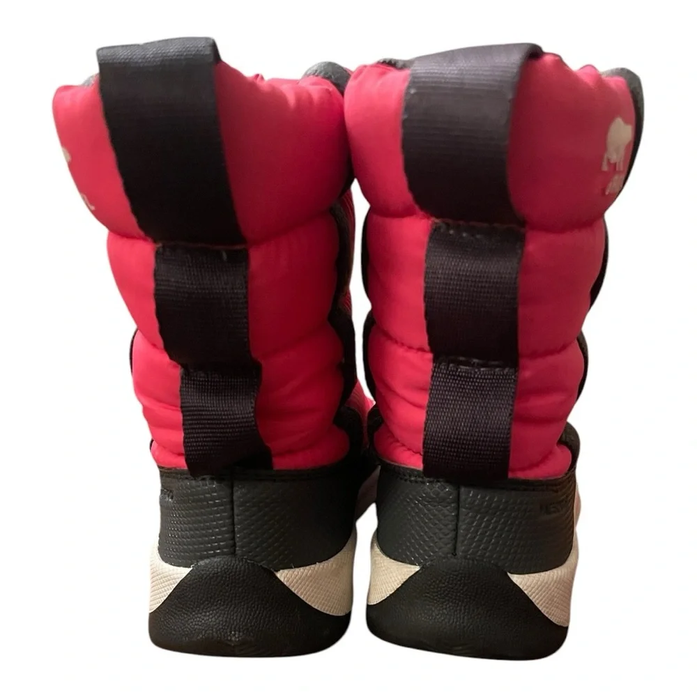 Sorel Youth Whitney II Puffy Mid Waterproof Boots Tropic Pink Size 9